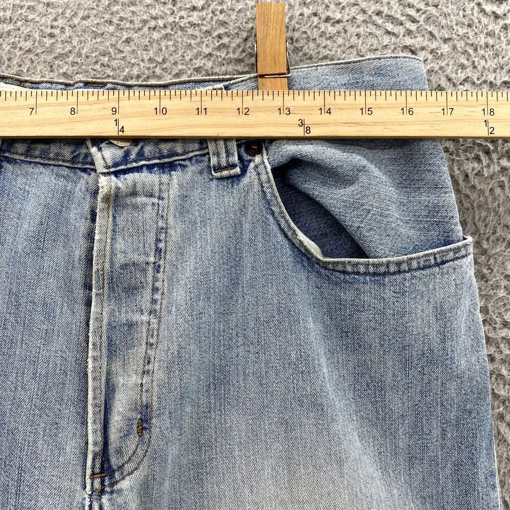 Vintage Banana Republic Jeans Men 32x32* Button Fly 90's Straight Y2k Streetwear